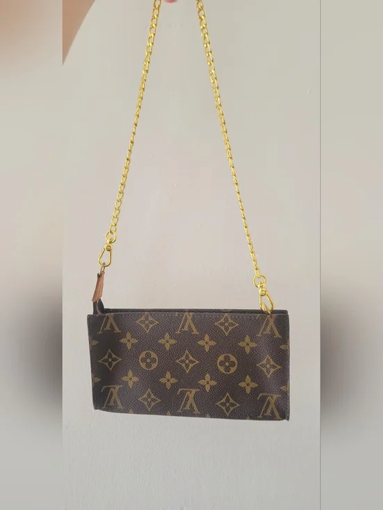 Authentic Louis Vuitton Brown Monogram Pouch,serial number:AR0997 - Picture 7 of 16